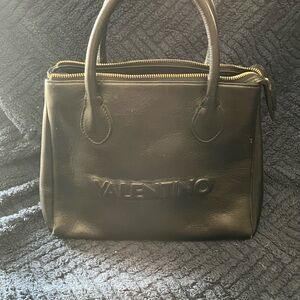 Valentino Black Leather Handbag